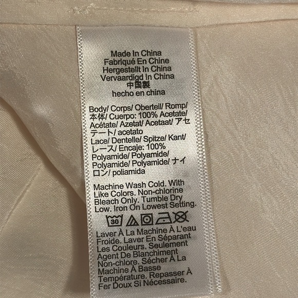 J.Crew Gwyneth lace-trim slip skirt in textured satin CD354 - Picture 5 of 8